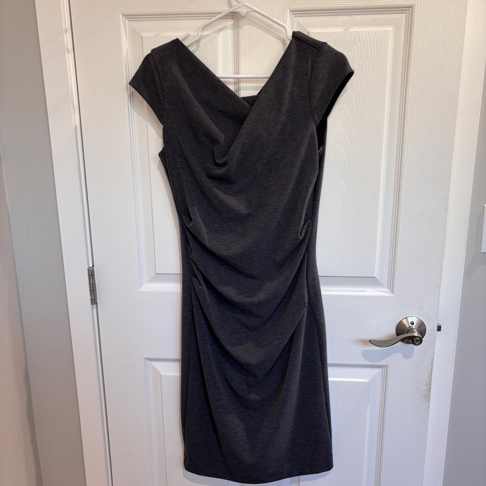 White House Black Market Gray dress